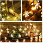 Guirlande De Fête En Forme Neige - Étanche - 10 M – Image 10