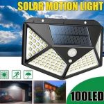 Lampe Solaire Avec Détecteur De Mouvement - 3 Modes - Étanche
