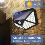 Pack de 4 Lampe Solaire Avec Détecteur De Mouvement - 3 Modes - Étanche – Image 12