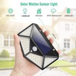 Pack de 4 Lampe Solaire Avec Détecteur De Mouvement - 3 Modes - Étanche – Image 7