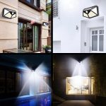 Pack de 4 Lampe Solaire Avec Détecteur De Mouvement - 3 Modes - Étanche – Image 6