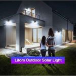 Pack de 4 Lampe Solaire Avec Détecteur De Mouvement - 3 Modes - Étanche – Image 5