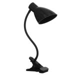 Lampe De Bureau Flexible Avec Pince Et Interrupteur - Prise - Noir – Image 8