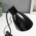Lampe De Bureau Flexible Avec Pince Et Interrupteur - Prise - Noir – Image 10