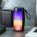 Haut Parleur Sans Fil - Bluetooth - Rechargeable - Led - Noir – Image 5