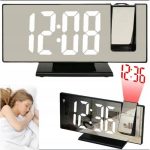 Horloge Numérique Avec Projecteur 180° - Écran Miroir Led - 3 Modes – Image 13