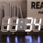 Horloge Digital Led 3D - Affichage 24 et 12 Heures - Alarme Snooze - Température – Image 4