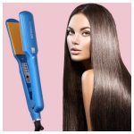 Plaque Cheveux Professionnel - Céramique - 750°F - Bleu – Image 4