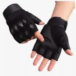 Gants Tactiques Demi-Doigt De Haute Qualité - Multifonctions - Noir – Image 4