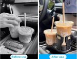 Support Gobelet Voiture Universelle Multifonction 2 en1 – Image 8