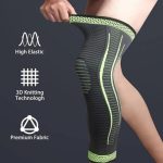 Genouillère De Compression Professionnel - Jambe Complète - Haute Qualité - Taille Standard - YC 7701 – Image 6