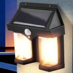Solar Sensor Light Double Lampe LED Extérieur Waterproof - Capteur De Mouvement - 3 Modes – Image 9