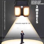 Solar Sensor Light Double Lampe LED Extérieur Waterproof - Capteur De Mouvement - 3 Modes – Image 6