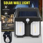 Solar Sensor Light Double Lampe LED Extérieur Waterproof - Capteur De Mouvement - 3 Modes – Image 7