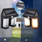 Solar Sensor Light Double Lampe LED Extérieur Waterproof - Capteur De Mouvement - 3 Modes