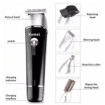 Tondeuse Pro Sans Fils -10 En 1 - Rechargeable - Waterproof - Noir – Image 8