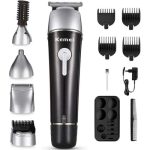 Tondeuse Pro Sans Fils -10 En 1 - Rechargeable - Waterproof - Noir