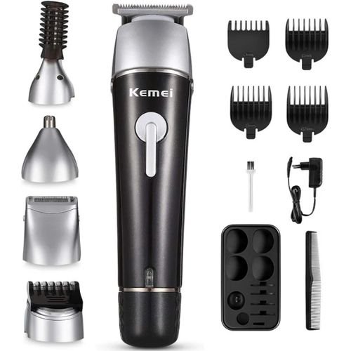 IMG-20241107-WA0041.jpg Tondeuse Pro Sans Fils -10 En 1 - Rechargeable - Waterproof - Noir – Image 1