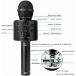 Micro karaoké Sans Fil et Haut-Parleur - Bluetooth - Rechargeable - Noir – Image 2