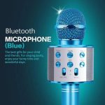 Micro karaoké Sans Fil et Haut-Parleur - Bluetooth - Rechargeable - Bleu – Image 7