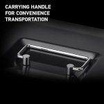 Métal Cach Box - Caisse à Monnaie - Coffre fort - Boîte De Rangement Avec 2 Clés - 250 x 200 x 90 mm - Noir – Image 5