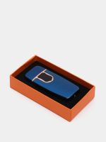 Briquet Électrique De Chargement USB - Métal - Ultra Fine - Écran Tactile - Indicateur LED - GR - Bleu – Image 6