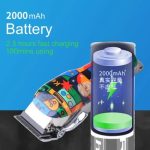 Tondeuse à Cheveux Professionnelle Rechargeable (USB) - Sans Fil - Kemei Max – Image 5