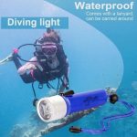 Torche Sous Marine Professional Flashlight - Waterproof - Bleu – Image 6