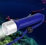 Torche Sous Marine Professional Flashlight - Waterproof - Bleu – Image 4