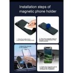 Support De Voiture Magnétique Pour Smartphone - Rotatif à 360 – Image 4