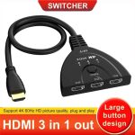 Commutateur HDMI - Auto 3 ports - Fortement 4K