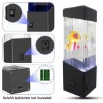 Lampe à Lave - Méduses Multicolores - Veilleuse Changeante Pour Aquarium - 5 Lumières – Image 4