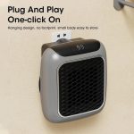 Mini Chauffage Électrique Portable - 800 W - Avec Ventilateur De Chauffage à Air – Image 8
