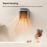 Mini Chauffage Électrique Portable - 800 W - Avec Ventilateur De Chauffage à Air – Image 5