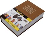 Coffre-Fort Créatif En Forme Livre - Avec 2 Clés - 24 Cm × 15,5 Cm × 5,5 Cm Marron – Image 2
