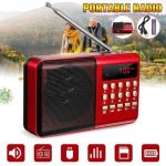 Radio Sans Fil - Rechargeable USB Ou Pile - Bluetooth - MP3 Juke H011BT - Emplacement Pour Carte Mémoire - Rouge – Image 9