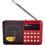 Radio Sans Fil - Rechargeable USB Ou Pile - Bluetooth - MP3 Juke H011BT - Emplacement Pour Carte Mémoire - Rouge – Image 6