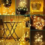 Guirlande De Fête Décoratif En Forme Etoiles - Étanche - 8 Modes D'éclairage - 10 M - Jaune – Image 2
