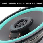 lot de 2 Baffles - Caisson De Basses Universel De Haute Qualité - HiFi Car Coaxial - Universal Car Audio - 13cm – Image 4