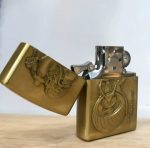 Coffret Briquet De Luxe Métallique 3D Recharge De Liquide – Image 7