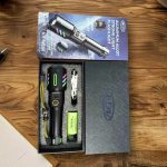 Lampe De Poche Laser Blanche - Longue Portée - Zoomable - avec Bandes Lumineuses - Torche - 3000 LM- Rechargeable – Image 8