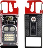 Lampe De Poche LED - Allumer la cigarette à Énergie Solaire - Rechargeable - Multifonction - 8 Modes D'éclairage - Coupe-ceinture De sécurité - Tournevis – Image 9