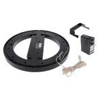 Horloge Murale Numérique Électronique Ronde - Avec Date - Alarme et Température - 12/24 Heures en Intérieur 12 Pouces – Image 2