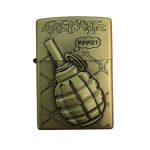 Coffret Briquet De Luxe Métallique 3D Avec Filtre à Cigarette à Tabac Réutilisable Et Recharge De Liquide - Bombe – Image 5