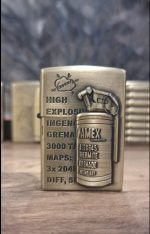 Coffret Briquet De Luxe Métallique 3D Avec Filtre à Cigarette à Tabac Réutilisable Et Recharge De Liquide - Bombe – Image 9