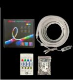 Bande Néon Flexible - DC 5V - WiFi - Bluetooth - Télécommande - IP67 - Étanche - pour Jardin et Décoration Intérieure - 5M – Image 7