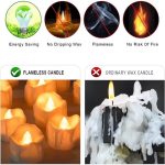 Lot De 10 Bougies Électrique Led Sans Flamme avec piles – Image 5