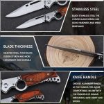 Couteau pliant portable multifonction avec torche adapté au transport quotidien et au camping en plein air – Image 7