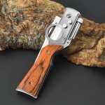 Couteau pliant portable multifonction avec torche adapté au transport quotidien et au camping en plein air – Image 6