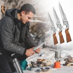 Couteau pliant portable multifonction avec torche adapté au transport quotidien et au camping en plein air – Image 3